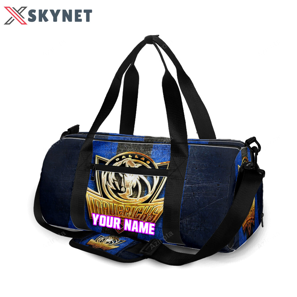 Dallas mavericks logo art 26 personalized name travel bag gym bag 36 Travel Bag