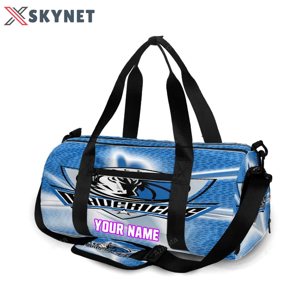Dallas mavericks logo art 27 personalized name travel bag gym bag 1507 Travel Bag