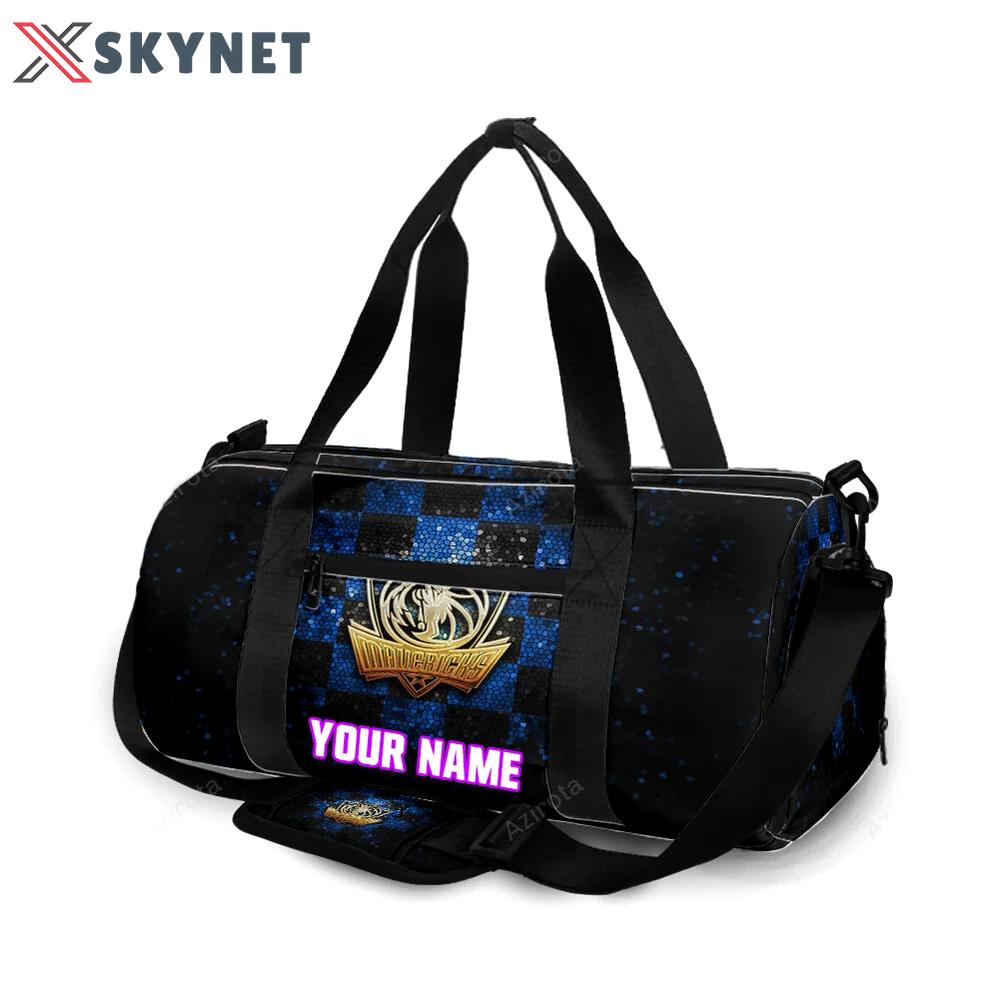 Dallas mavericks logo art 33 personalized name travel bag gym bag 2020 Travel Bag