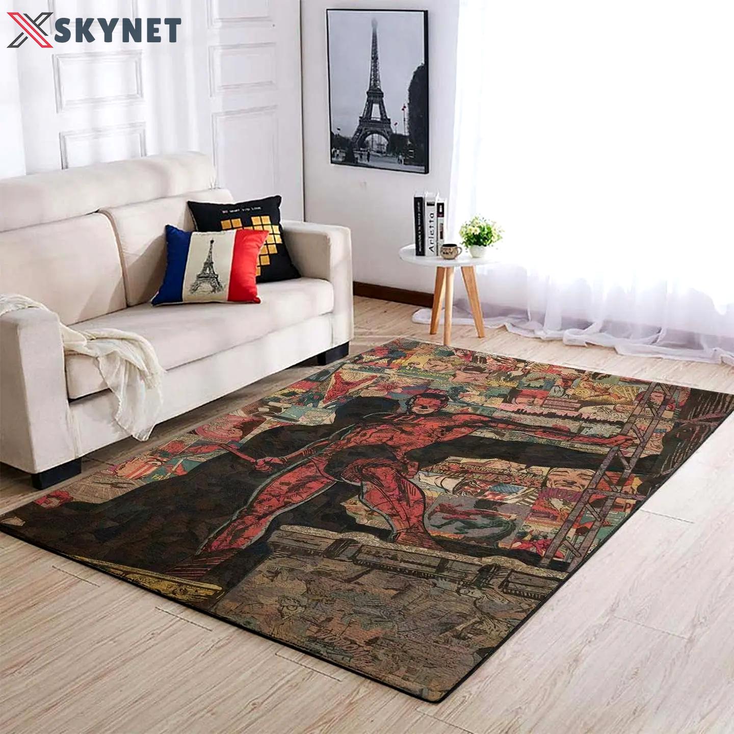 Daredevil comic area rug living room rug home decor 190912 floor decor the us decor Rectangle Rug