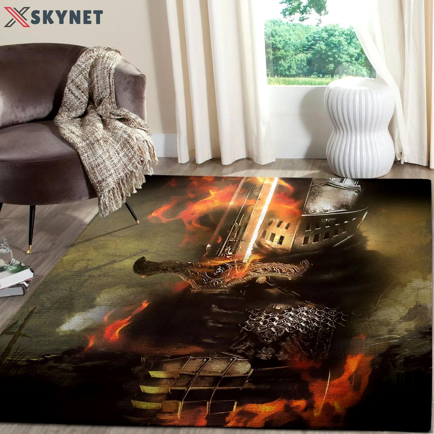 Dark sould remastered gaming area rugs living room carpet fn150102 rug regtangle carpet floor decor home decor Rectangle Rug