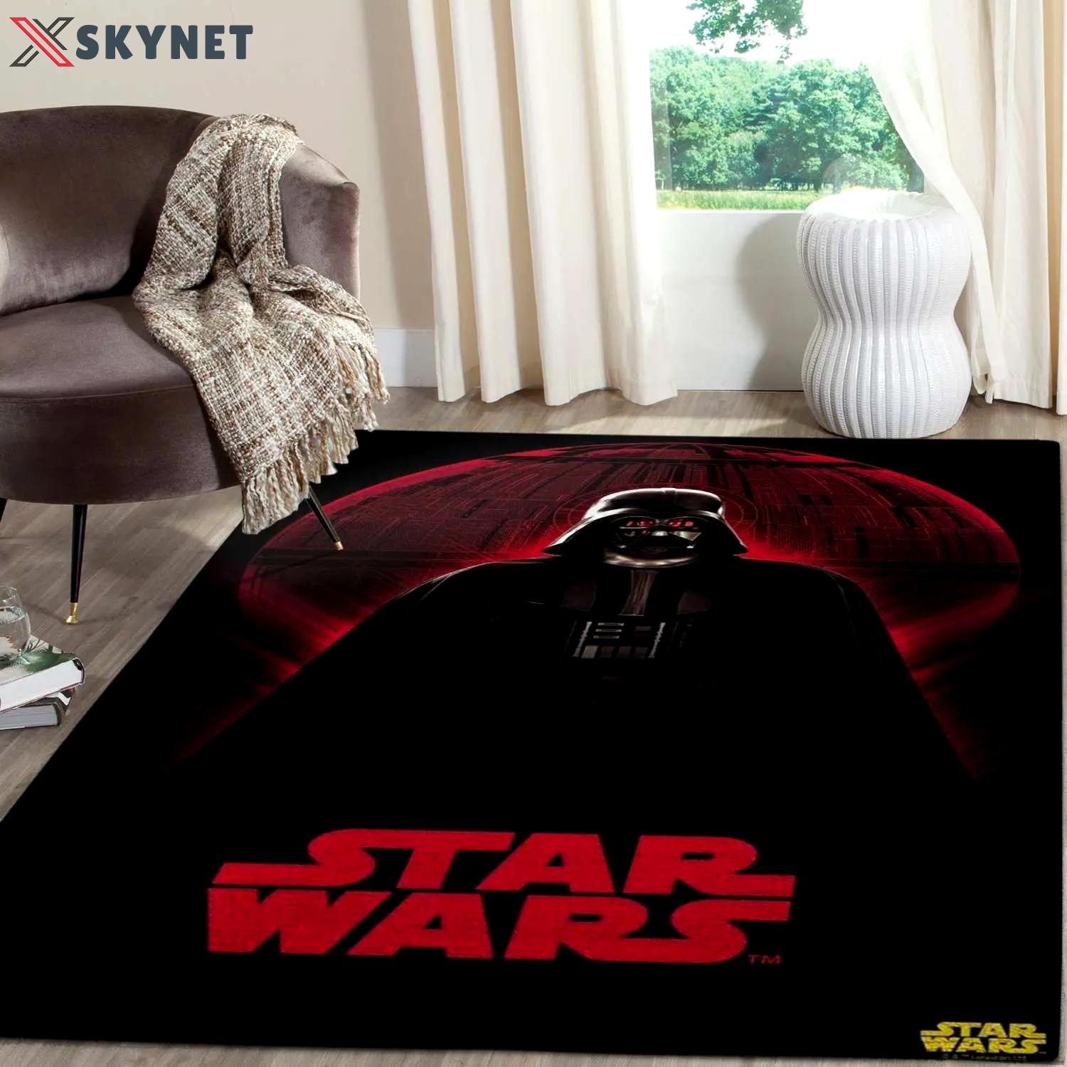 Darth vader star wars movies area rugs living room carpet fn271223 rug Rectangle Rug