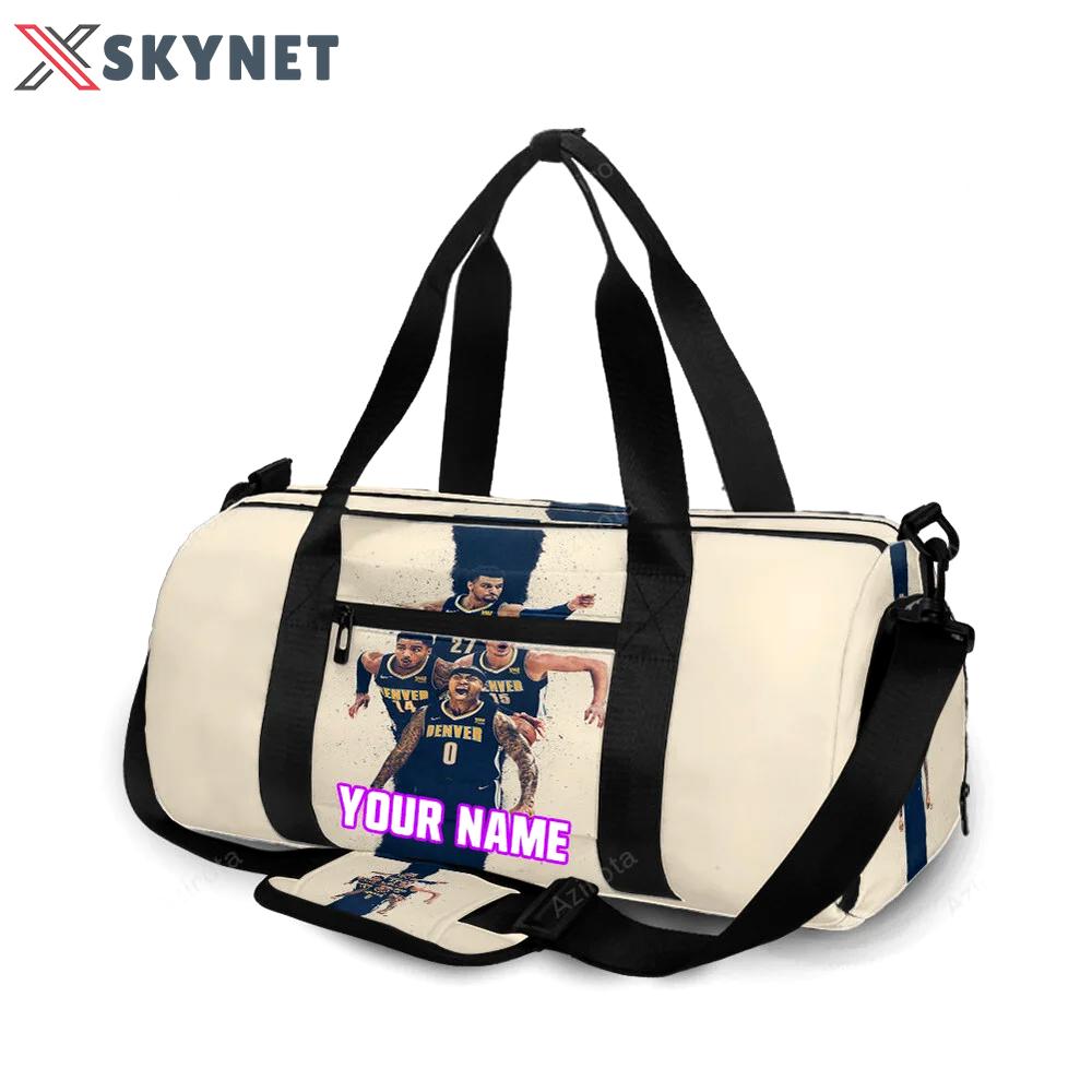 Denver nuggets all players3 personalized name travel bag gym bag 288 Travel Bag