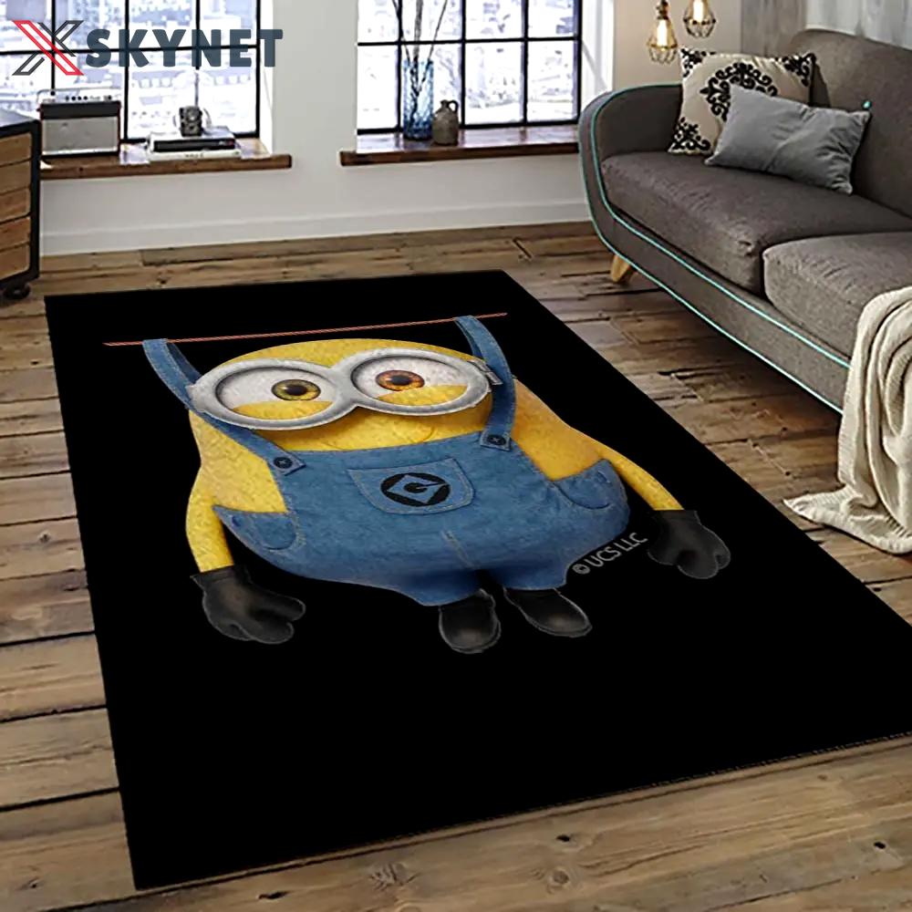 Despicable me film movie minion characters area rug home decor halloween gift best present for friends dmm58 Rectangle Rug