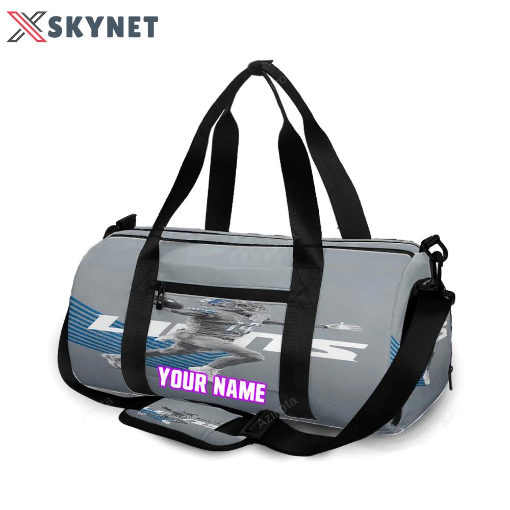 Detroit lions player 14 personalized name travel bag gym bag 870 Travel Bag
