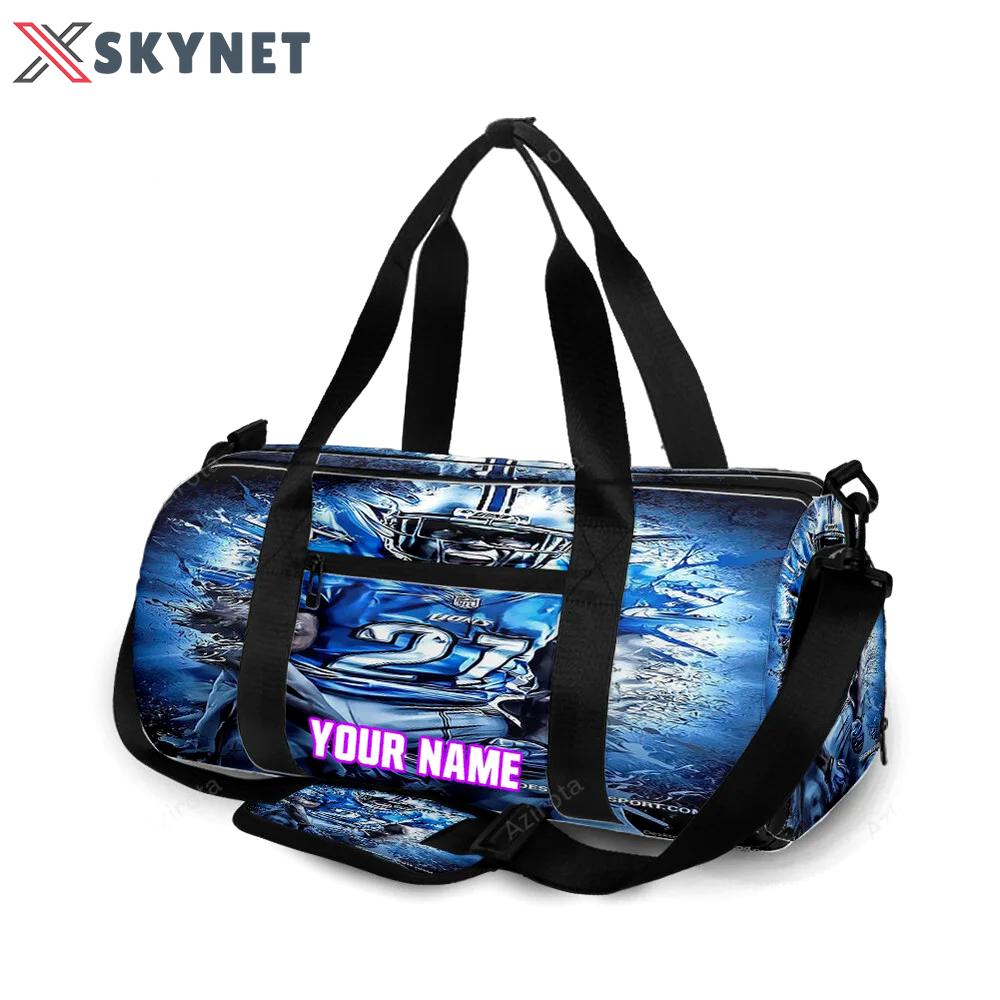 Detroit lions player 21 personalized name travel bag gym bag 1718 Travel Bag