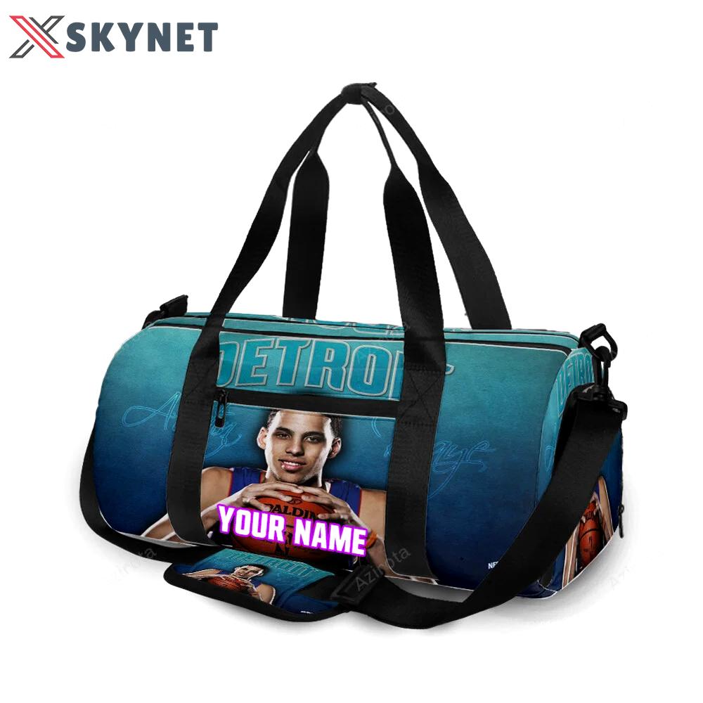 Detroit pistons austin daye1 personalized name travel bag gym bag 278 Travel Bag