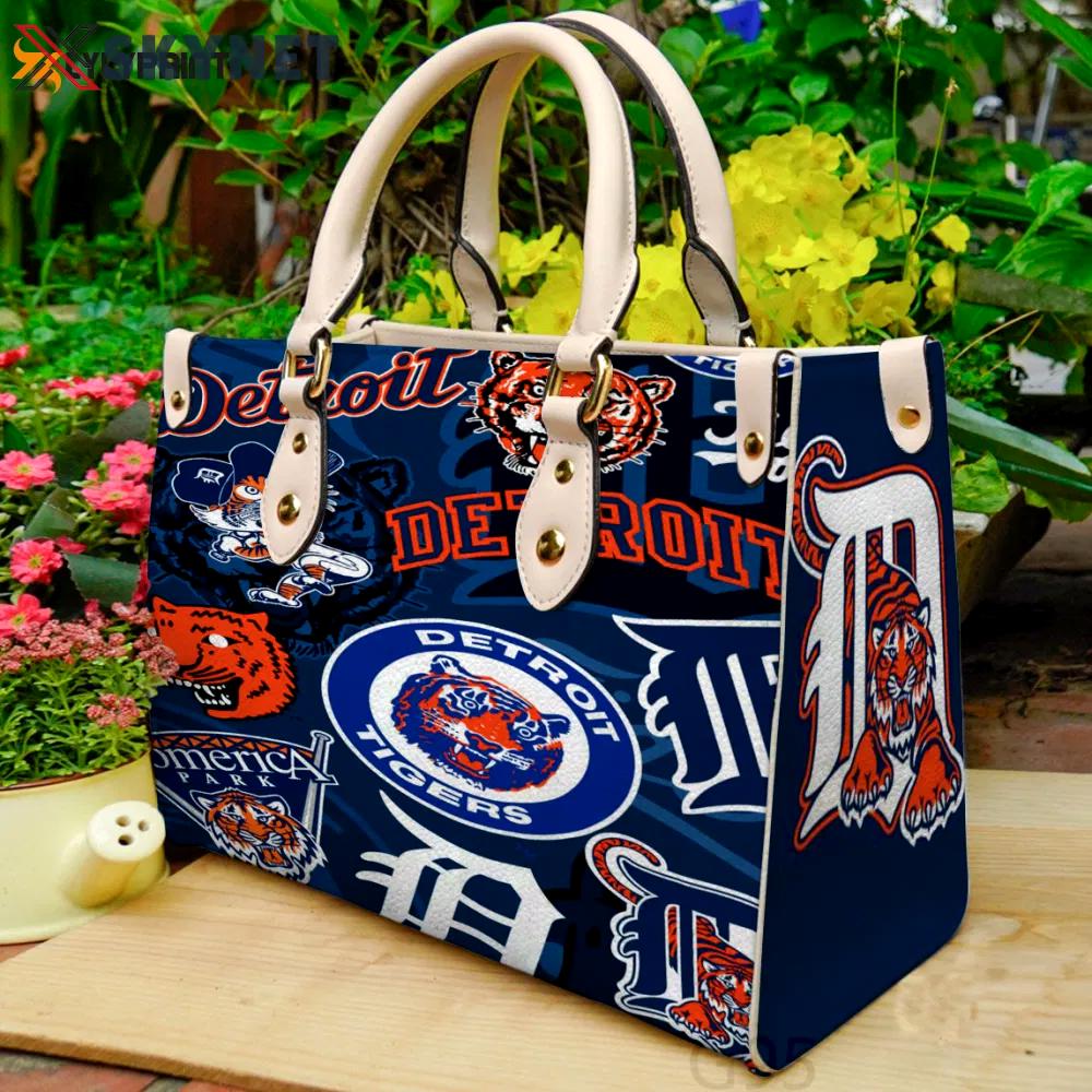 Detroit tigers leather bag for women gift 1194 Women Leather Hand Bag