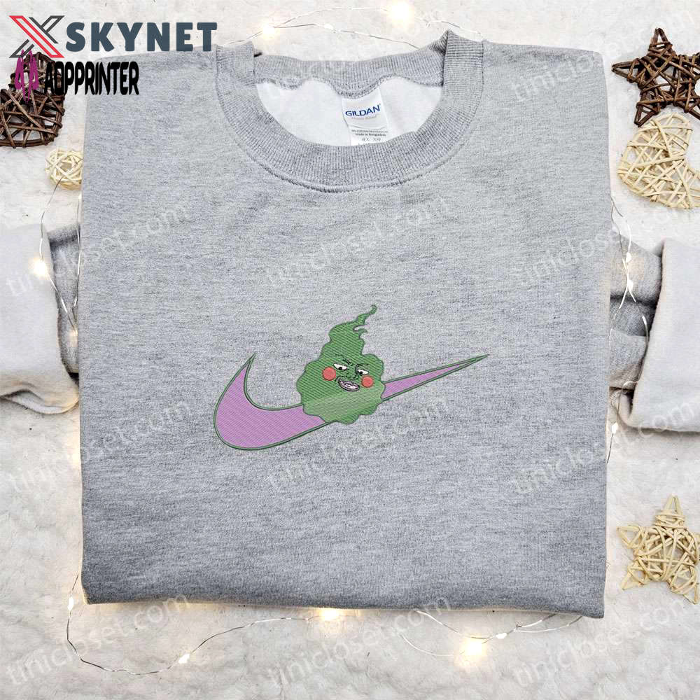 Dimple x swoosh anime embroidered shirt: best mob psycho 100 gift for family Embroidered Shirt