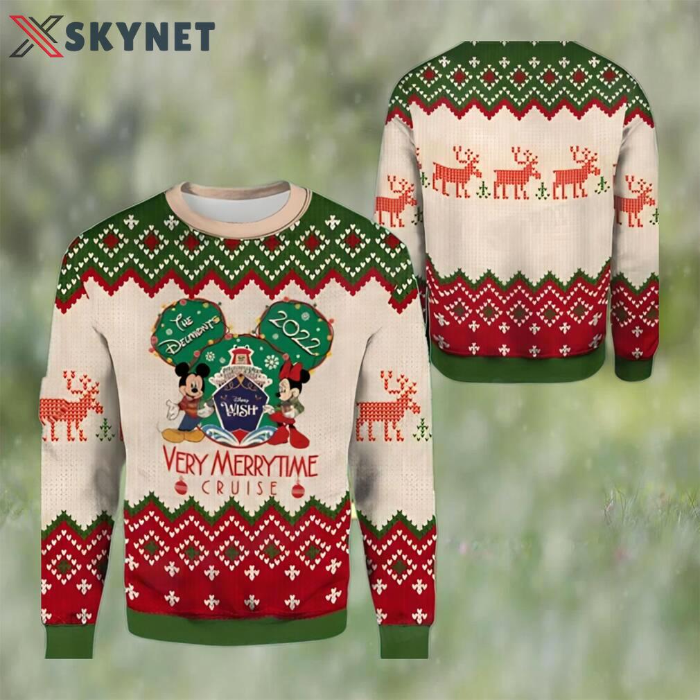 Disney very merrytime cruise ugly christmas sweater mickey mouse gifts Christmas Ugly Sweater