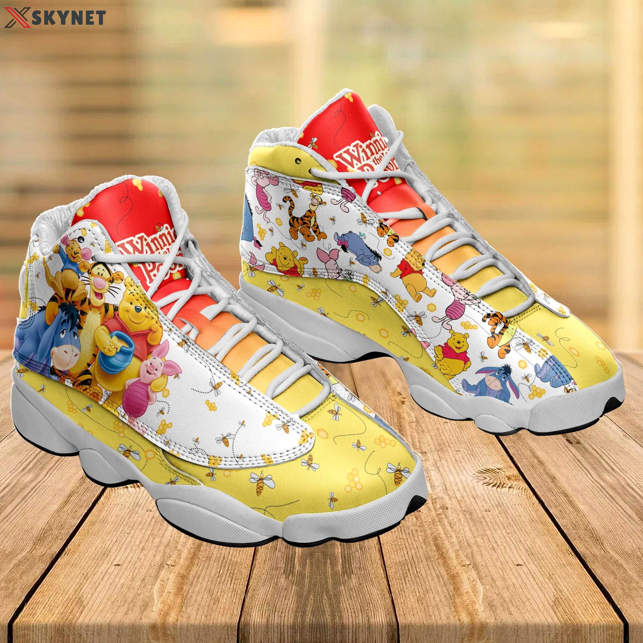 Disney winnie the pooh Air Jordan 13 Sneakers Full Size For Fans Gifts For Men Women Shoes