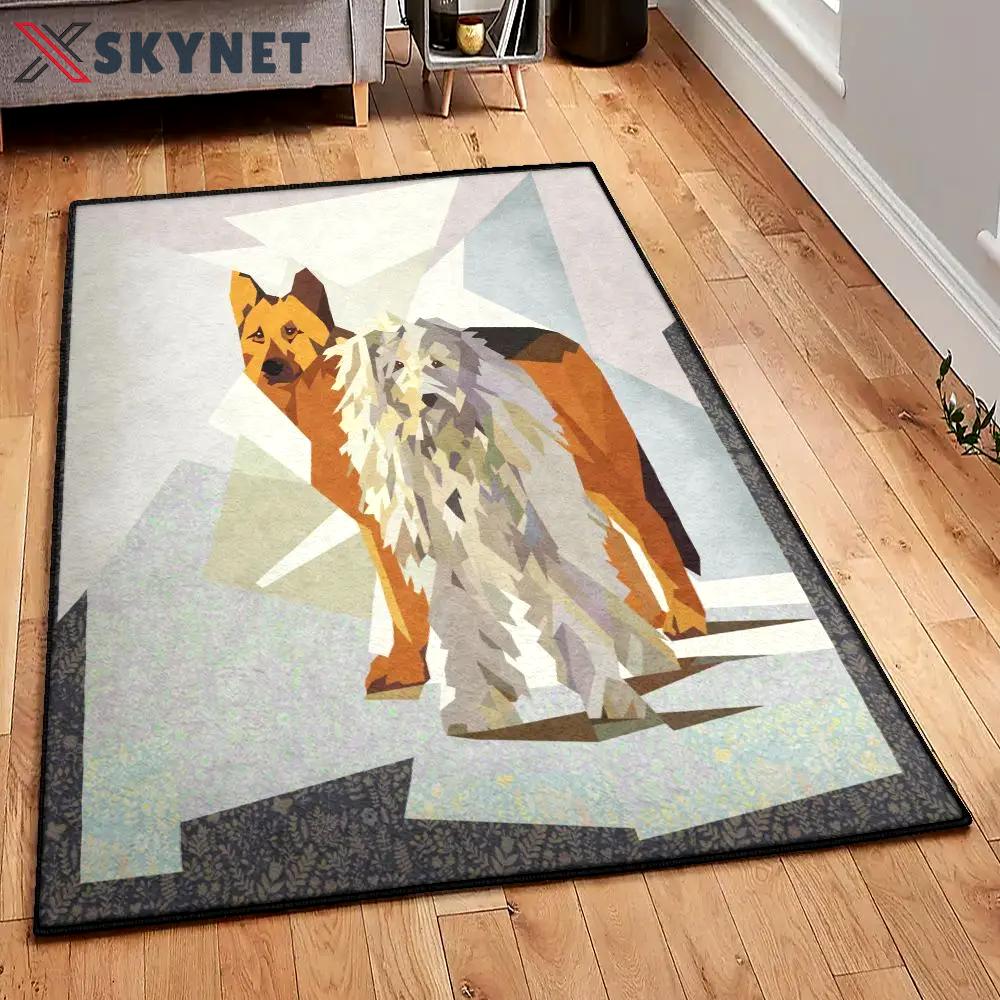 Dog indoor outdoor rugs, dogs rug Rectangle Rug