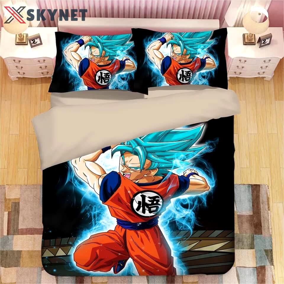 Dragon ball goku cartoon print full  Bedding Sets bedspread bed linen duvet covers sheets Bedroom ideas bedclothes home decor blankets