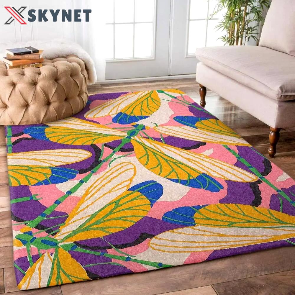 Dragonfly dhcld2809 rug living room rug home decor Rectangle Rug