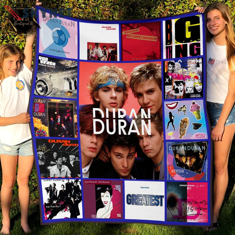 Duran duran all season fleece blanket, mink sherpa blanket, rock band blanket, rock music lover quilt, duran duran blanket Quilt Blanket