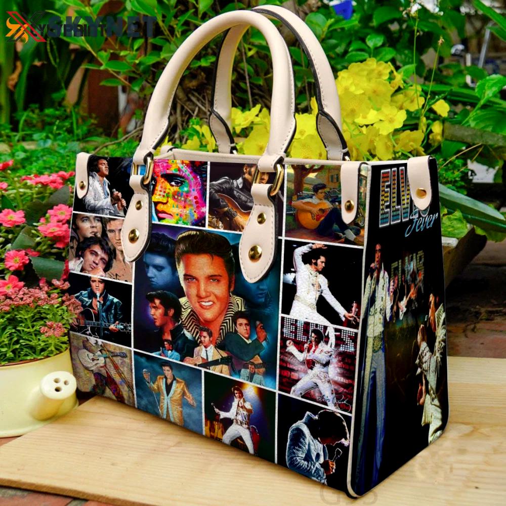Elvis presley g001 leather bag for women gift 1794 Women Leather Hand Bag