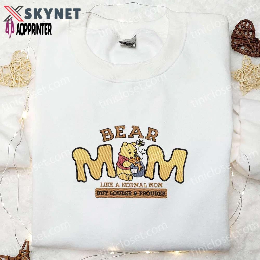 Empower mom with louder pride: embroidered shirt & hoodie perfect mother’s day gift! Embroidered Shirt