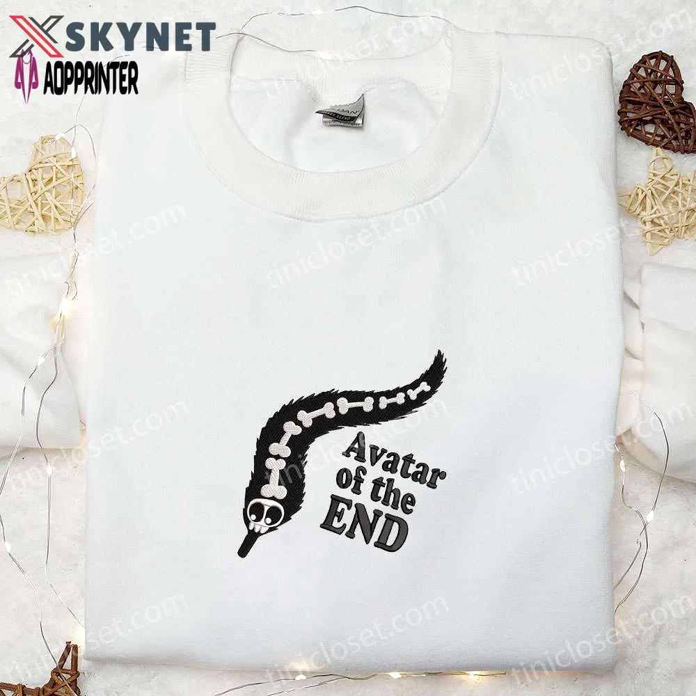 End avatar embroidered shirt & halloween sweatshirt: best family gifts Embroidered Shirt