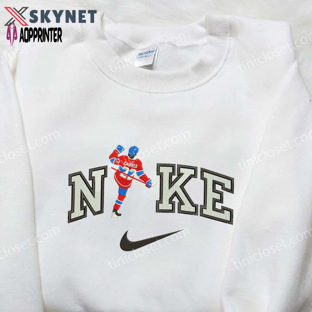 Exclusive cole caufield x nike embroidered shirt – nfl sport & custom options Embroidered Shirt