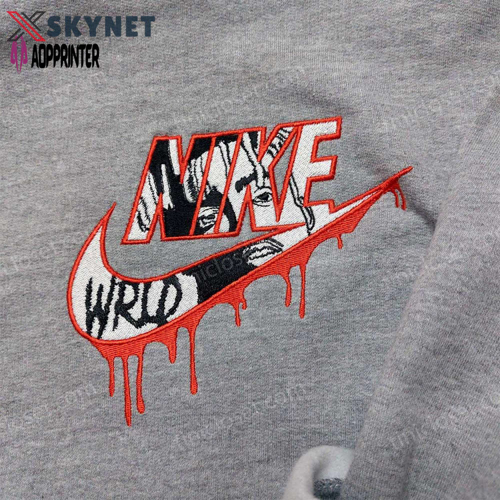 Exclusive juice wrld nike sweatshirt logo hoodie & celebrity shirt – embroidered collection Embroidered Shirt