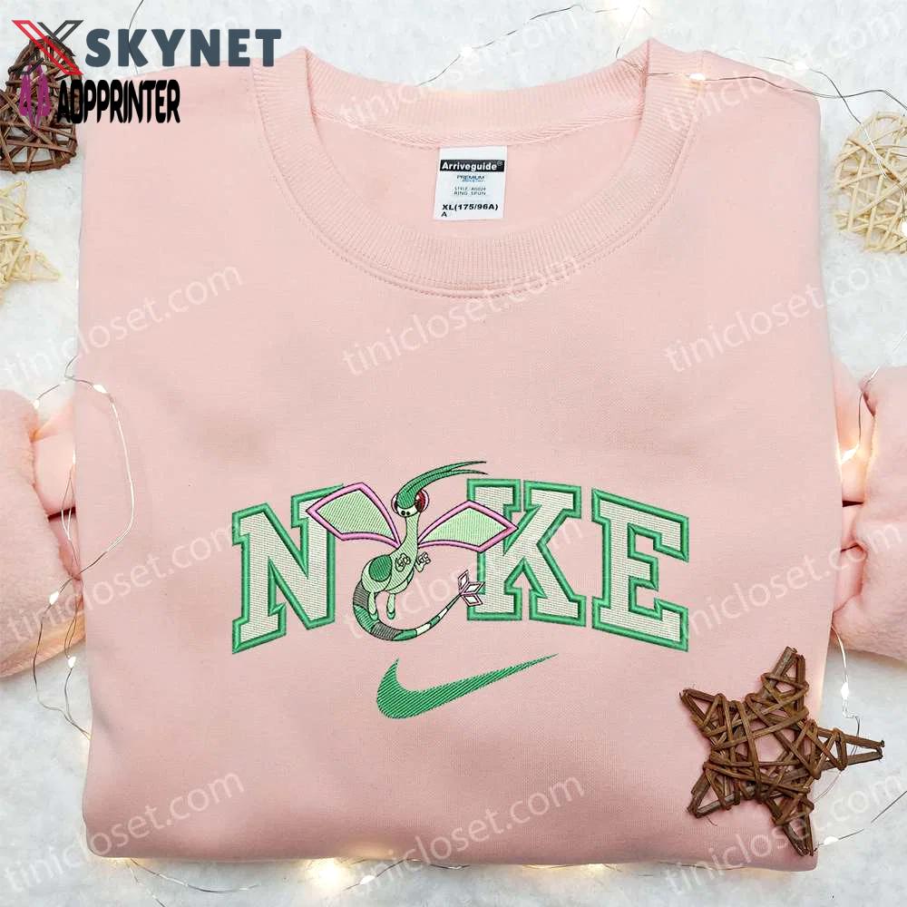 Flygon x nike embroidered shirt: pokemon & custom design – limited edition Embroidered Shirt