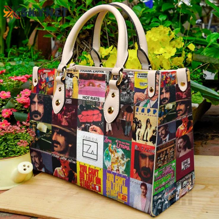 Frank zappa leather handbag gift for women 2342 Women Leather Hand Bag