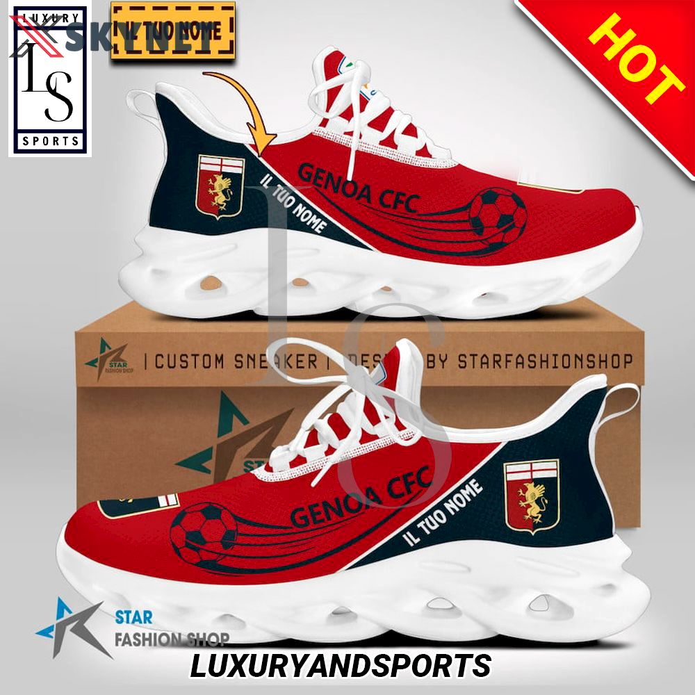 Genoa cfc serie b custom name max soul shoes Max Soul Shoes