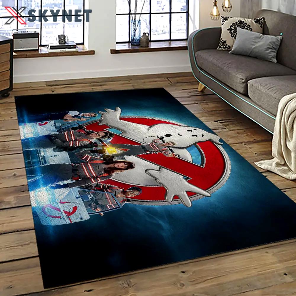 Ghostbusters supernatural comedy film movie carpet area rug home decor halloween gift best present for friends gbs12 Rectangle Rug