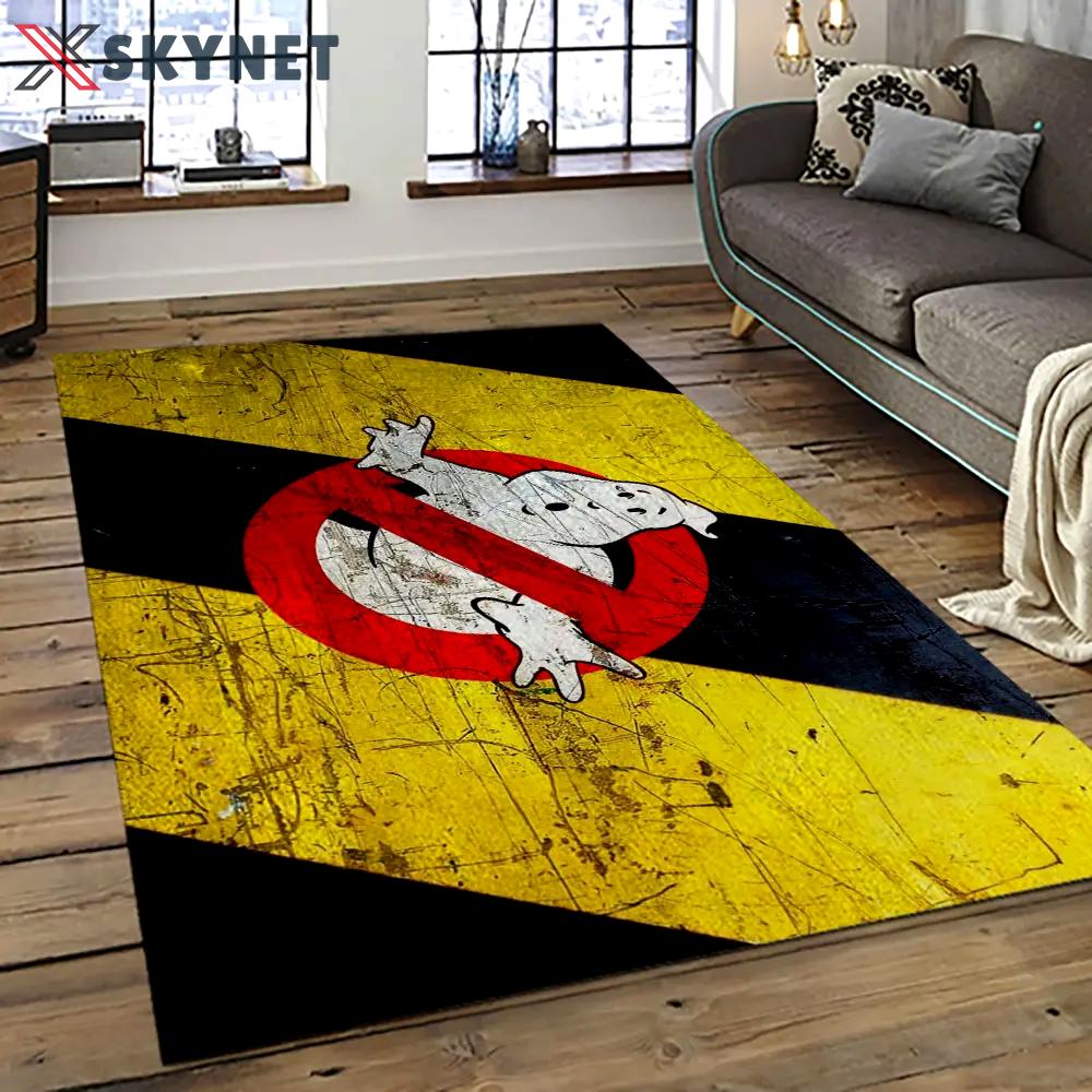 Ghostbusters supernatural comedy film movie carpet area rug home decor halloween gift best present for friends gbs19 Rectangle Rug
