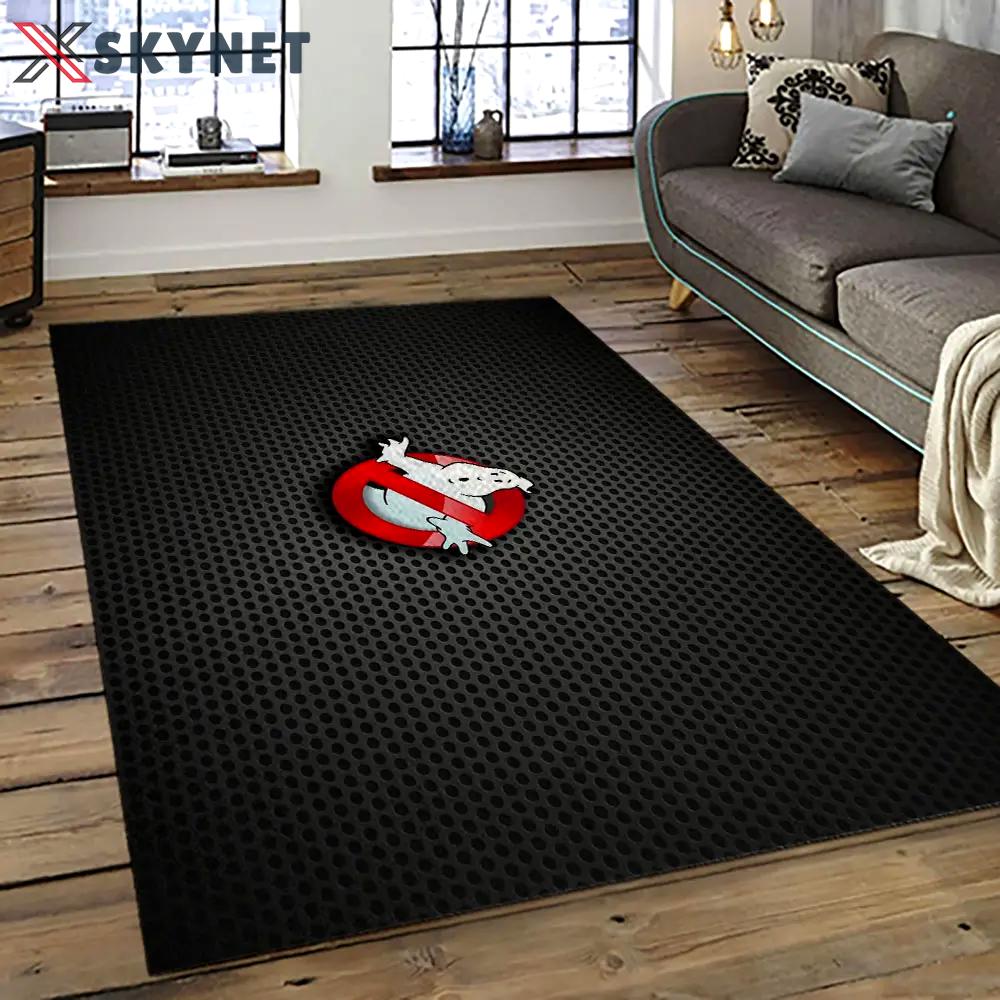 Ghostbusters supernatural comedy film movie carpet area rug home decor halloween gift best present for friends gbs9 Rectangle Rug