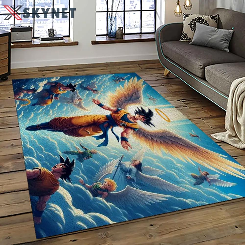 Goku characters cartoon movie carpet rectangle area rug for living room bedroom decor gku52 Rectangle Rug