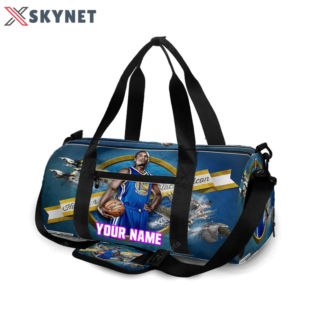 Golden state warriors harrison barnes 40 personalized name travel bag gym bag 1128 Travel Bag
