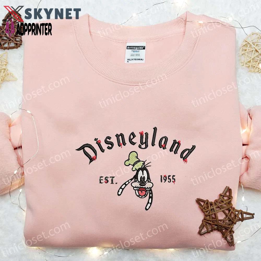 Goofy disneyland est 1955 & disney halloween embroidered shirt: best costume t-shirt ideas Embroidered Shirt