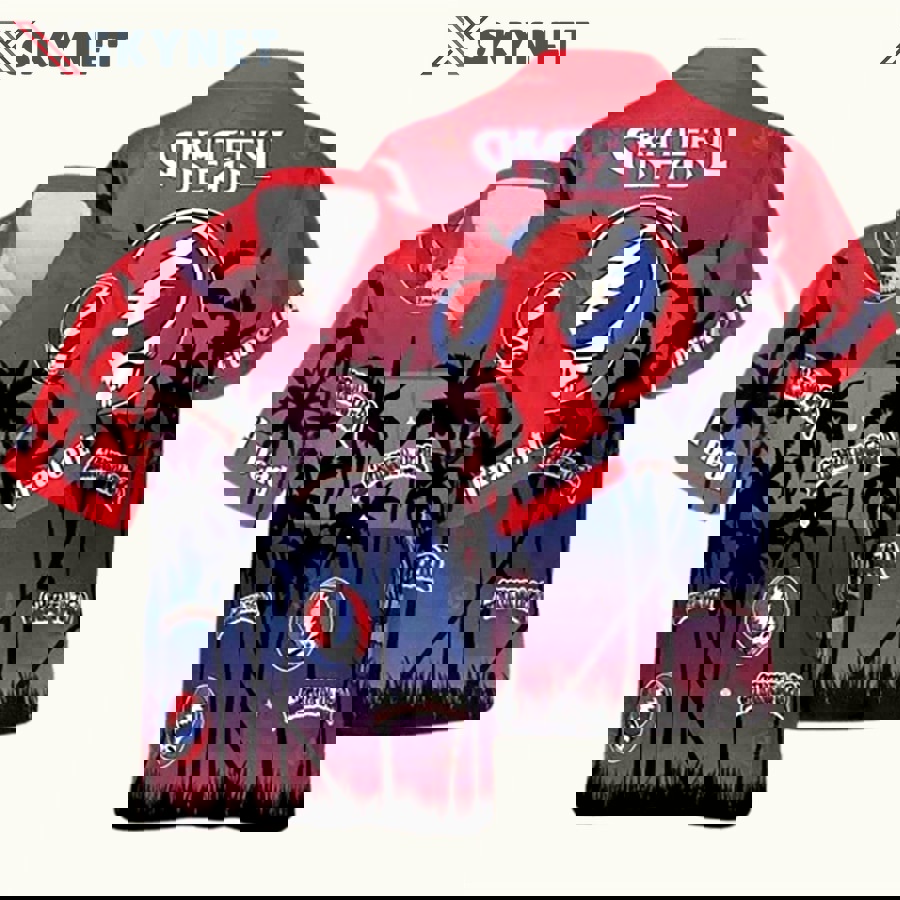 Grateful dead button up summer beach hawaiian shirt Hawaii Shirt Shorts & Flip Flops