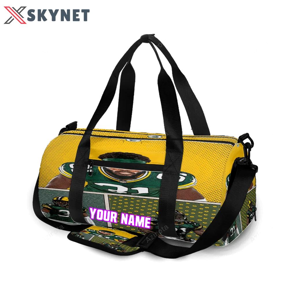 Green bay packers adrian amos no31 personalized name travel bag gym bag 1977 Travel Bag