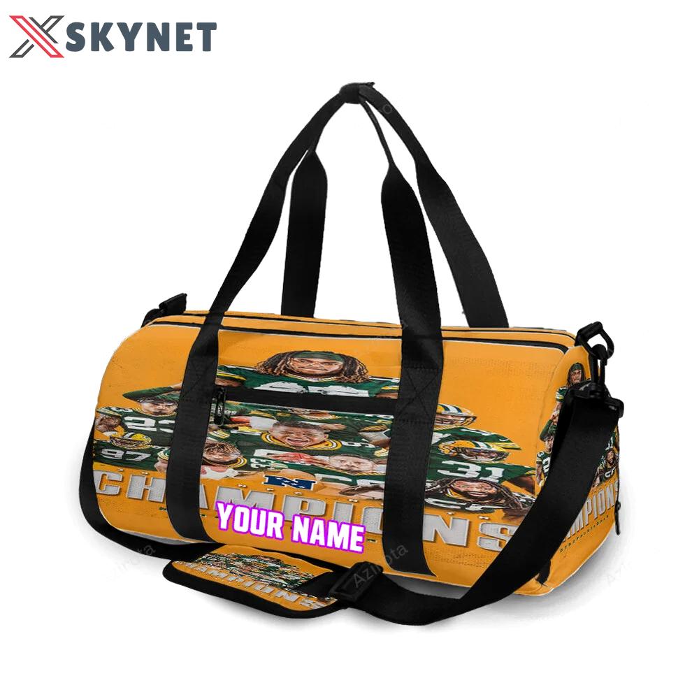Green bay packers player team v13 personalized name travel bag gym bag 460 Travel Bag