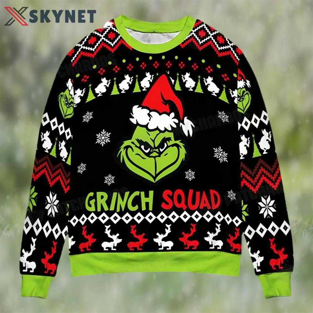Grinch squad ugly christmas sweater xmas gift Christmas Ugly Sweater