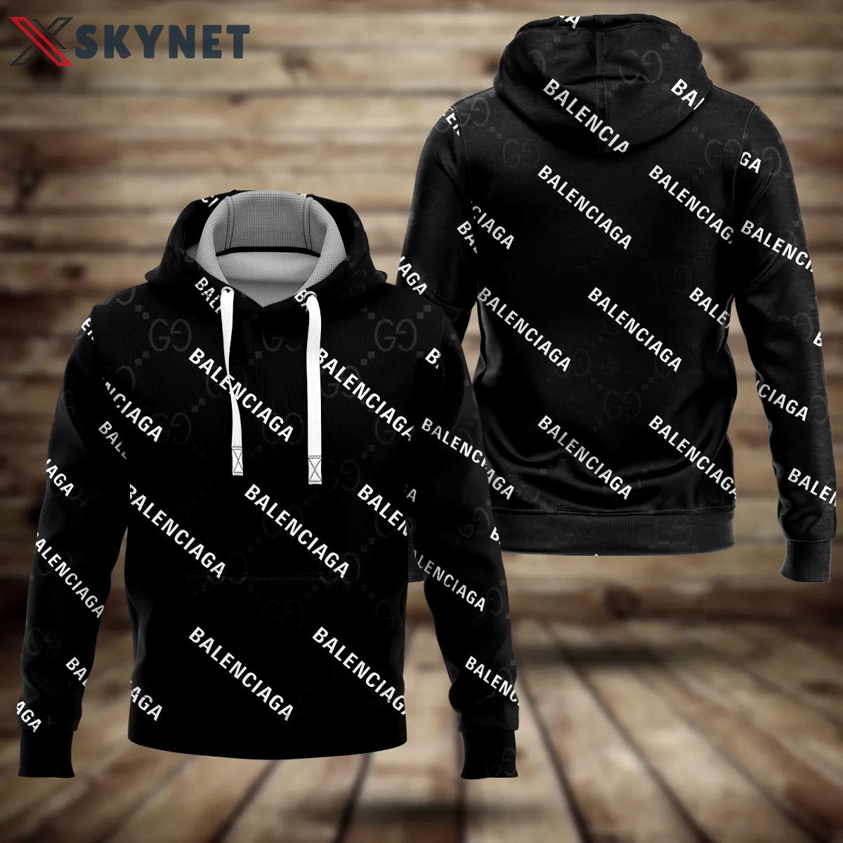 Gucci balenciaga hoodie luxury brand clothing clothes outfit for men Hoodie 3D