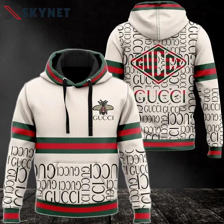 Gucci bee unisex hoodie for men women luxury brand clothing clothes outfit Hoodie 3D