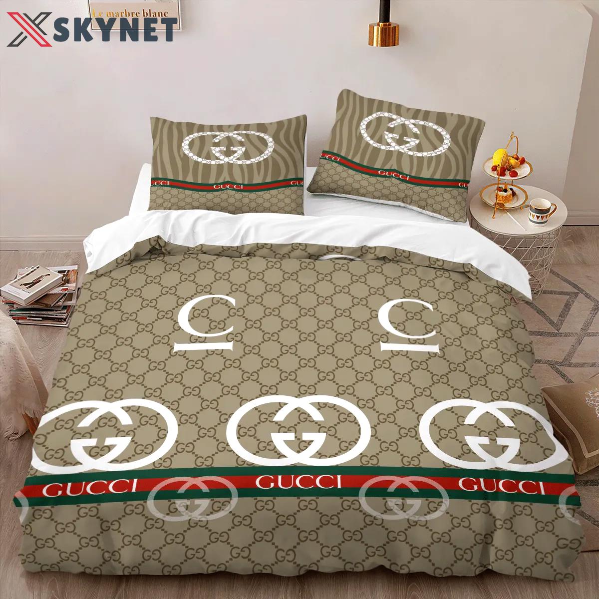 Gucci logo type 1155 Bedding Sets luxury ideas home decor bedclothes covers hyperbeast Bedroom duvet bedspread blankets sheets premium fashion brand bed linen