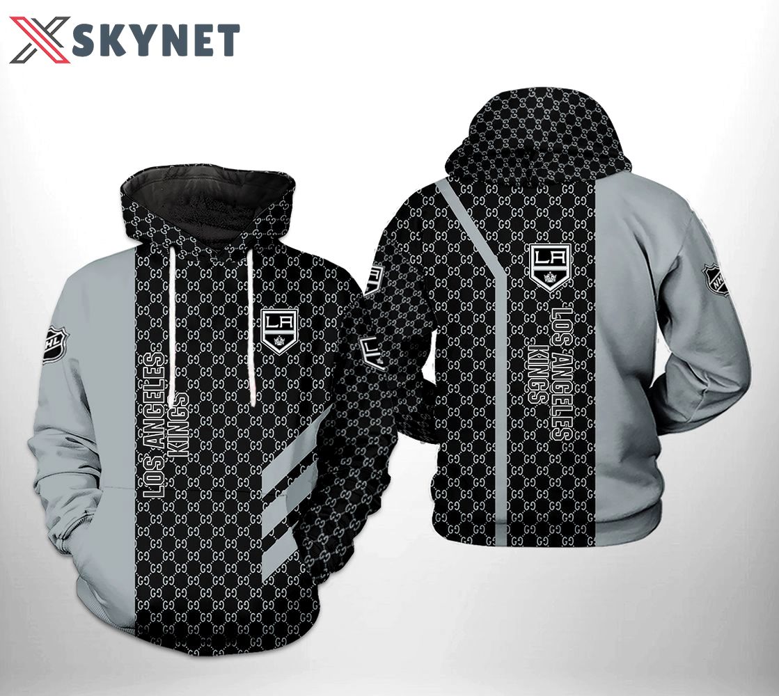 Gucci los angeles kings fashion luxury brand premium hoodie for fan Hoodie 3D