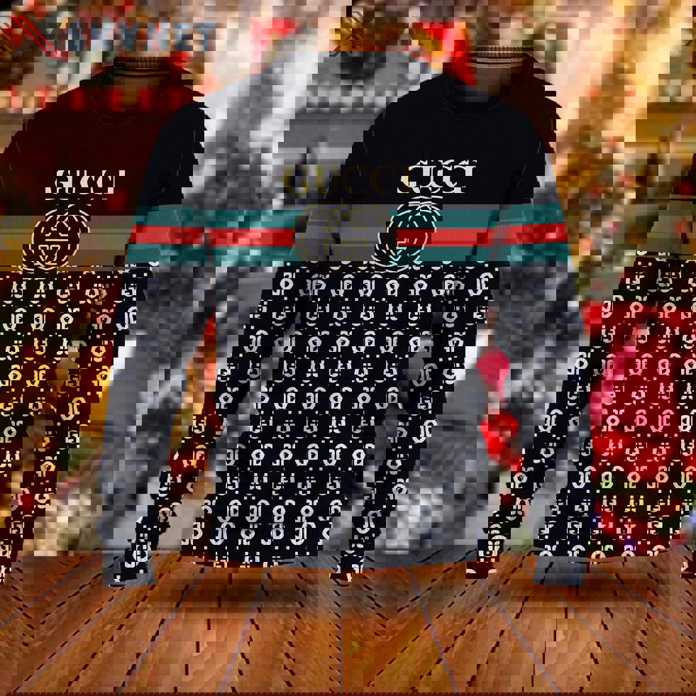 Gucci luxury ugly christmas sweater  hot 2024 style 151 Christmas Ugly Sweater