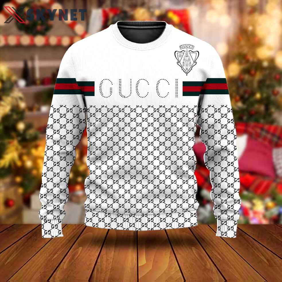 Gucci luxury ugly christmas sweaterhot 2025 style 241 Christmas Ugly Sweater