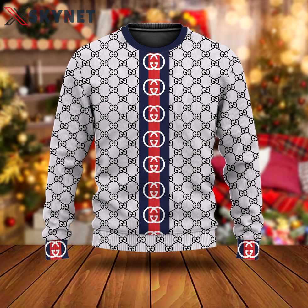Gucci luxury ugly christmas sweaterhot 2025 style 354 Christmas Ugly Sweater