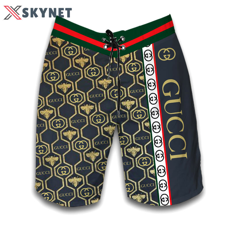 Gucci new luxury brand all over print shorts for men luxury summer outfit trending 2023 40 Shorts For Ment