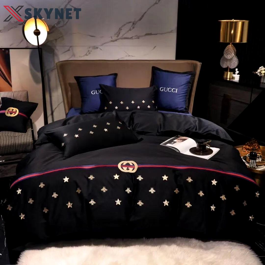 Gucci star bee luxury brand high-end bedding set home decorations Bedding Sets