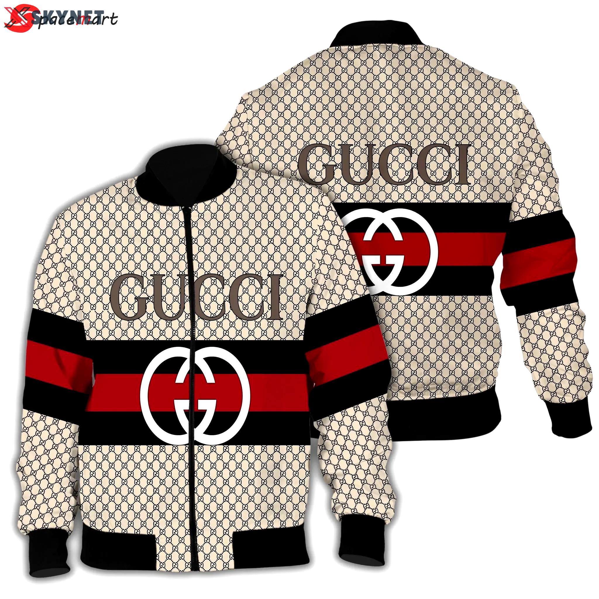 Gucci stripe bomber jacketuxury brand clothing clothes outfit foren - bomber jacket Bomber Jacket