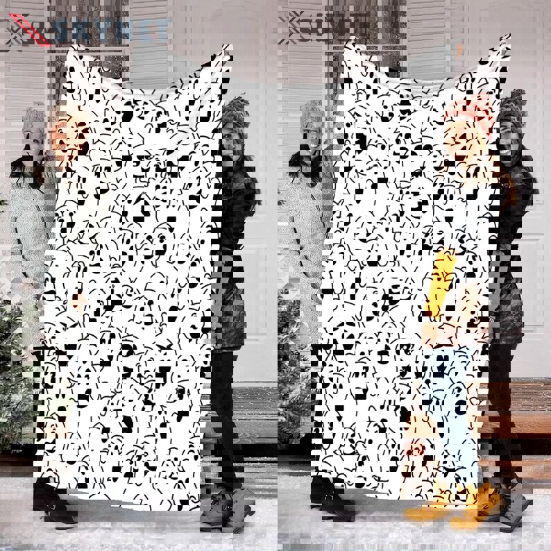 Halloween decorations halloween ghost blanket, fall season blanket, halloween blanket, witch pumpkins head autumn blanket, spooky vibes decor, blanket gift family Quilt Blanket