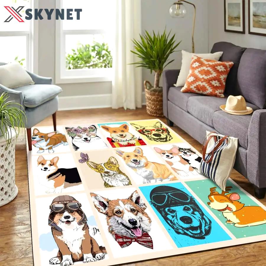 Heavy equipment area rug living room rug home decor 01922 home decor bedroom living room decor Rectangle Rug