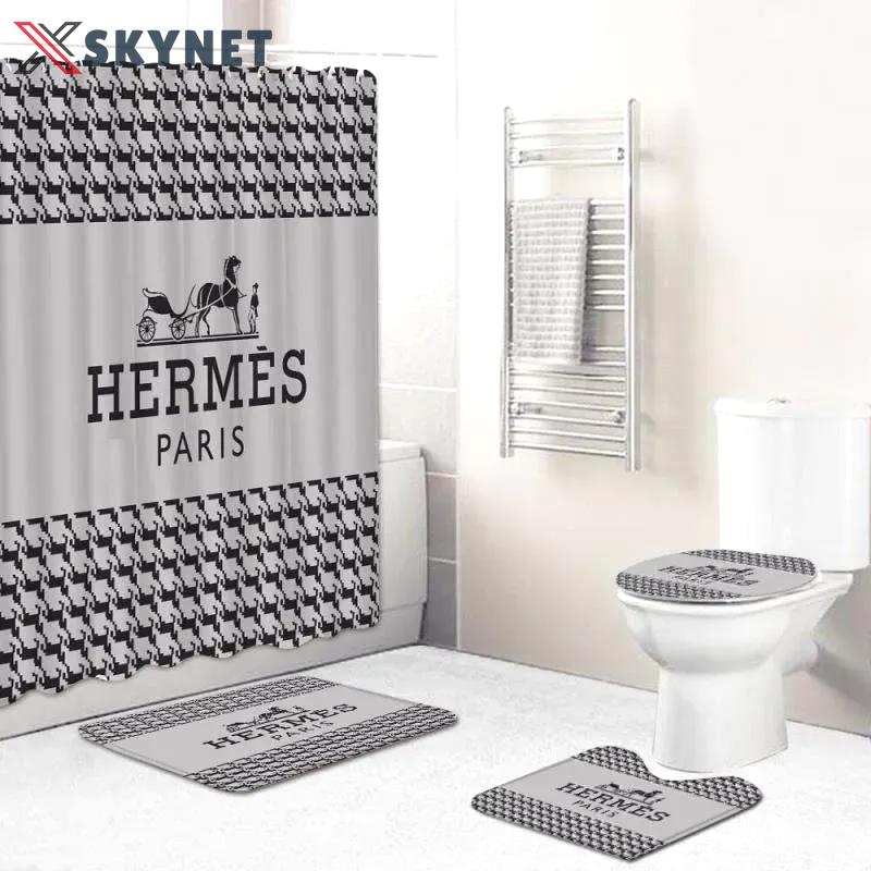 Hermes - home decor bathroom sets bath mat luxury fashion brand hypebeast Bathroom Set
